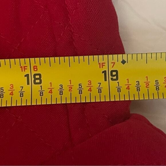 Talbots Red Quilted CottageCore Casual Feminine Jacket NWOT Size S - Picture 9 of 10